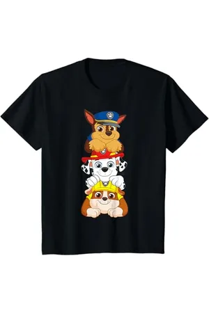 Paw Patrol Kinder - Chase Marshall Rubble T-Shirt