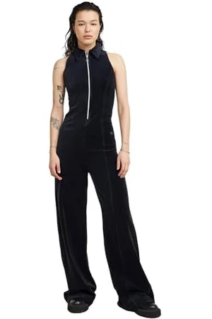 G-Star RAW Wide leg velvet jumpsuit