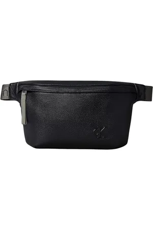 Calvin Klein Herren Bauchtasche Cargo Waistbag mit Reißverschluss, Schwarz (Black/Black), Einheitsgröße