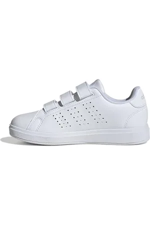adidas Advantage Base 2.0 Shoes Children Tennisschuhe, Cloud White/Cloud White/Grey one, 33 EU