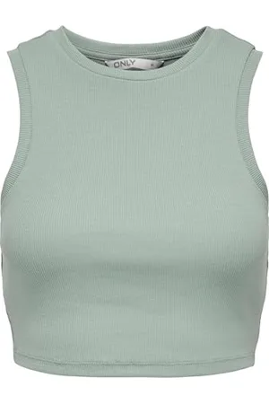 ONLY Onlvilma S/L Cropped Tank Top JRS Noos