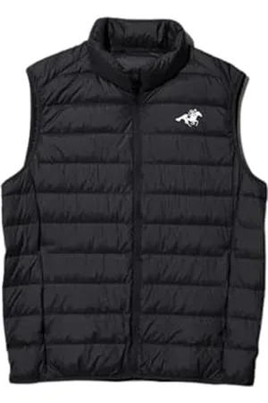 American College Unisex Daunenjacken, Mäntel, Westen Herren und Damen ärmellose Jacke, , Small