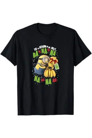Minions Despicable Me Stuart Christmas Tis The Season To Ba T-Shirt