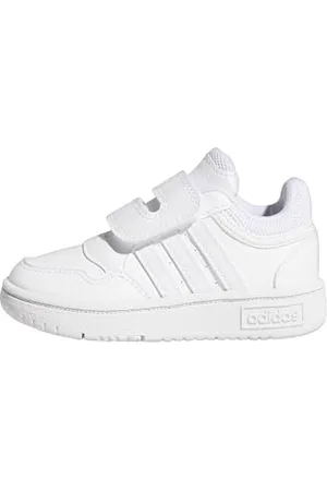 adidas Jungen Unisex Kinder Hoops Shoes Schuhe, Cloud White/Cloud White/Cloud White, 21 EU