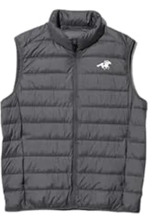 American College Unisex Daunenjacken, Mäntel, Westen Herren und Damen ärmellose Jacke, , Small