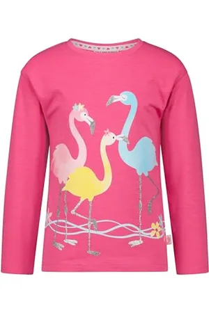 Salt & Pepper BY KIDS PARK Girls Longsleeve Print Flamingo