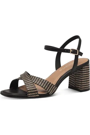 Tamaris Sandalette Damen Vegan Elegant schwarz,EU 37