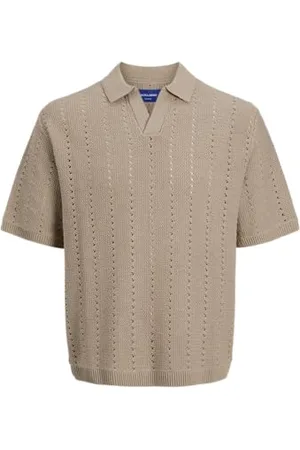 JACK & JONES Jorparos Knit Easter Ss Crochet Polo Jnr
