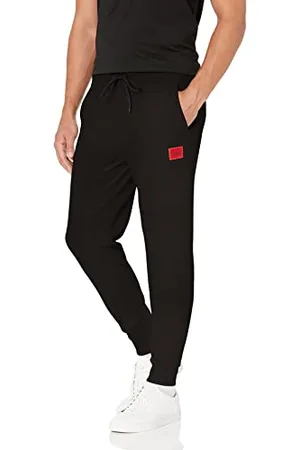 HUGO BOSS Herren Regular Fit Square Logo Jersey Drawstring Joggers Trainingshose, , L