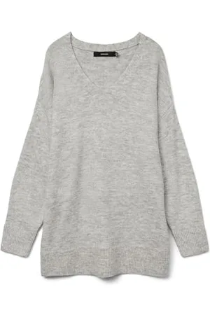 VERO MODA VMFILUCA LS V-Neck Long Pullover GA NOOS