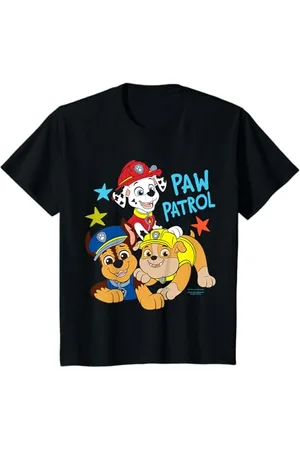 Paw Patrol Kinder - Chase Marshall Rubble Sterne T-Shirt