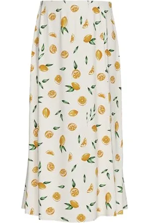 Pieces® Pcnya Hw Long Slit Skirt Bc