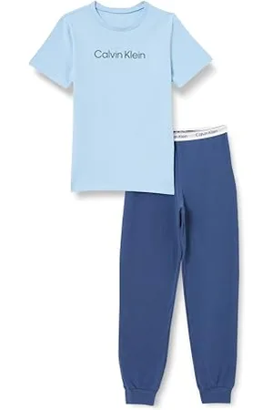 Calvin Klein Jungen Knit PJ (SS+Cuffed Pant) B70B700514 Set, , 12-14