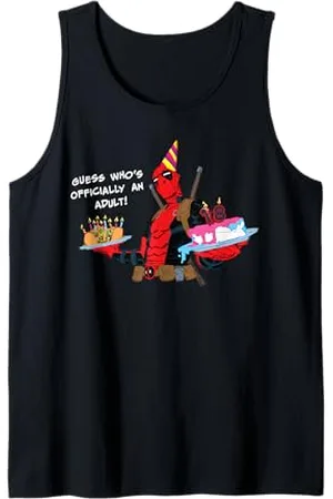 Marvel Deadpool 18th Birthday Party "Officially an Adult!" Tank Top