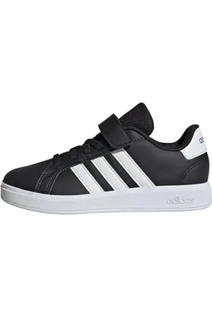 adidas Grand Court 2.0 Shoes Children Tennisschuhe, Core Black/Cloud White/Core Black, 33.5 EU