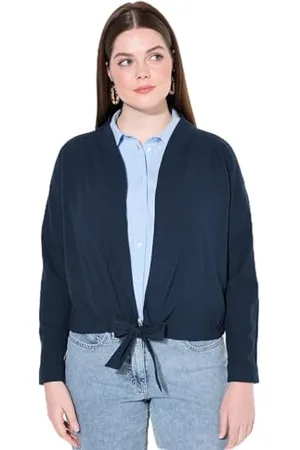 Ulla Popken Damen große Größen Übergrößen Plus Size bat Bolero with Linen