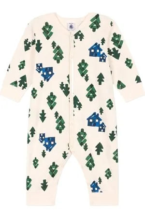 Petit Bateau Unisex Baby Pyjama ohne Fuß für einen guten Schlaf, , 6 Monate