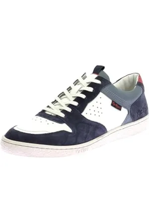 Kickers Herren Kick Sackers Sneaker, Marineweiß, knackig, rot, 41 EU