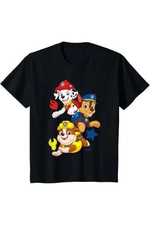 Paw Patrol Kinder - Chase Marshall Rubble T-Shirt