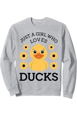 Graphic 365 Entenliebhaber, nur ein Mädchen, das Enten liebt, niedlicher Entlappen Sweatshirt