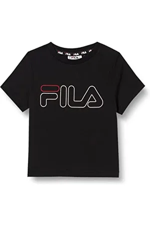 Fila Unisex Kinder SAARLOUIS T-Shirt, Black, 86/92