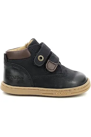 Kickers 571983-10-10, Unisex Baby Lauflernschuhe, Blau (Marine Perm 10), 19 EU