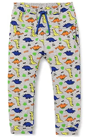 Koton Baby Boy Dinosaur Printed Sweatpants Drawstring Pocket Detail