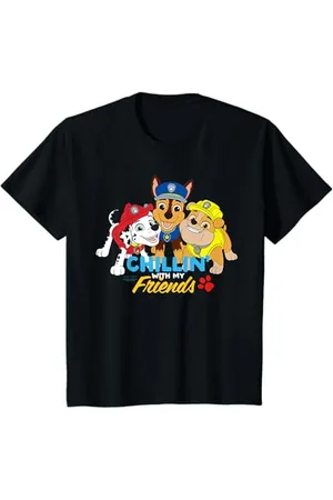 Paw Patrol Kinder - Chase Marshall Rubble Chillin Friends T-Shirt