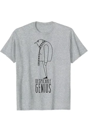 Minions Minions Gru Outline Side View T-Shirt