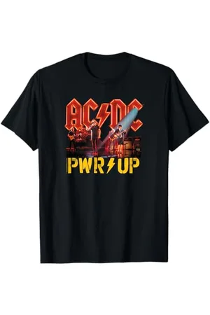 AC/DC Rock Music Band PWRUP Bühnenlichter T-Shirt