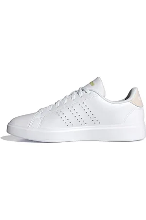 adidas Damen Advantage 2.0 Shoes Schuhe, Cloud White/Putty Mauve/Gold met, 40 2/3 EU
