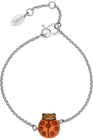 THUN Armband mit Marienkäfer - Keramik, Metall - Kollektion für Sie gewidmet - 16 + 3 cm