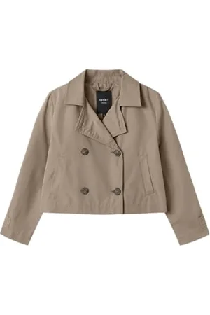 NAME IT Mädchen Nkfmadelin Trench Coat Short, , numeric_152