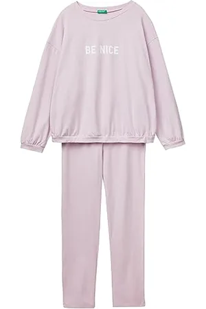 Benetton Damen Pig (Trikot + Hose) 37yw3p02a Pyjamaset, , S