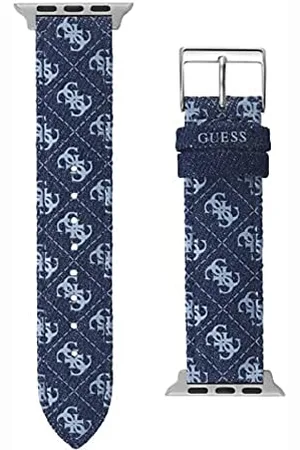 Guess Damen-Smartwatch-Armband kompatibel mit Apple Watch (38 mm-40 mm), Blau, blau, Smartwatch
