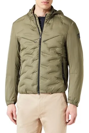 Replay Herren Jacke mit Kapuze, (Grün), L