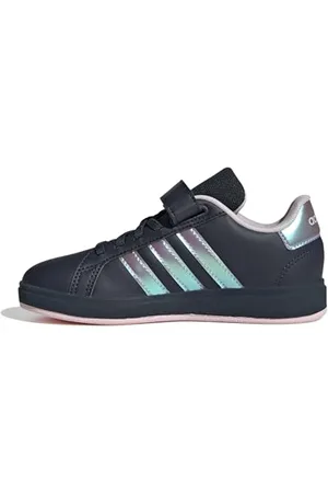 adidas Grand Court 2.0 Shoes Children Tennisschuhe, AURINK/IRIDESCEN/CLEARPINK, 30 EU
