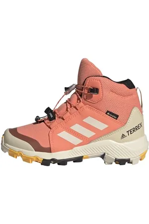 adidas Terrex Mid Gore-TEX Hiking Shoes Wanderschuhe, Coral Fusion/Wonder White/core Black, 38 EU