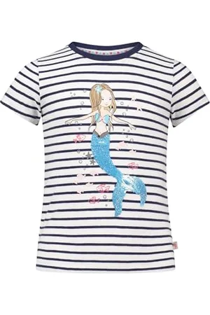 Salt & Pepper BY KIDS PARK Mädchen Meerjungfrau Print rev.Sequins T-Shirt, , 128/134 cm