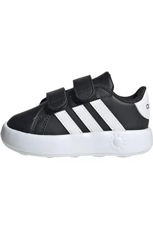adidas Grand Court 2.0 Shoes Kids Tennisschuhe, Black/White, 25 EU