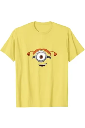 Minions Despicable Me Carl With Pigtails And A Smile T-Shirt