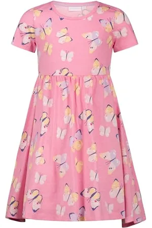 Salt & Pepper BY KIDS PARK Mädchen Girls Jersey Dress Butterfly A Kinderkleid, , 140