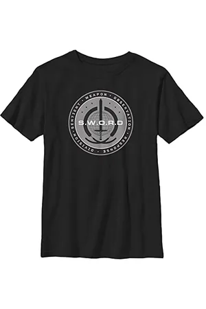 Marvel Jungen Wandavision Sword Logo T-shirt, , XS