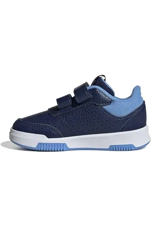 adidas Jungen Unisex Kinder Tensaur Hook and Loop Shoes Laufschuhe, Dark Blue/Cloud White/Blue Burst, 21 EU