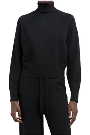 Replay Damen Pullover mit Rollkragen, Schwarz (Black 098), XS