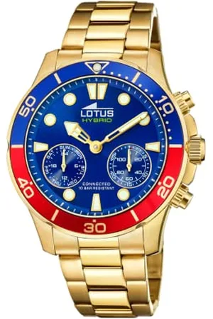 Lotus Herren Smartwatch Hybrid Connected Edelstahl , Durchmesser: 44,5mm, Wasserdichtigkeit: 10 Bar, 18802/3