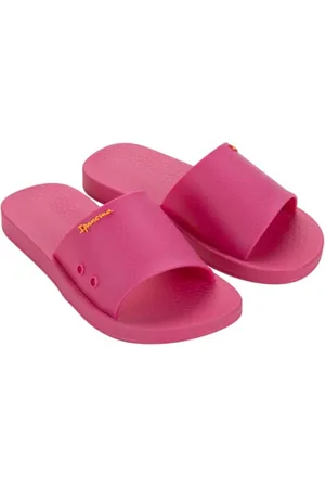 Ipanema ANAT Classic Slide Kids Schiebe-Sandalen, PINK/Dark PINK/Yellow, 27 EU