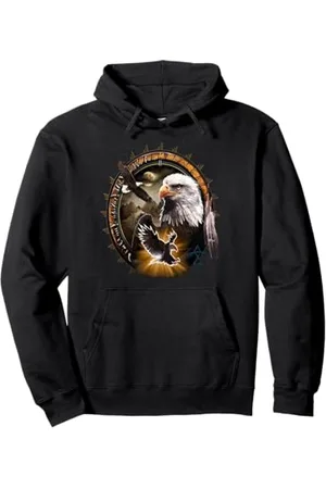 Adler Langarm Shirt Pullover Hoodie