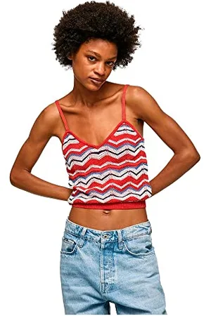 Pepe Jeans Damen Frida Top Long Sleeves Knits, , XL