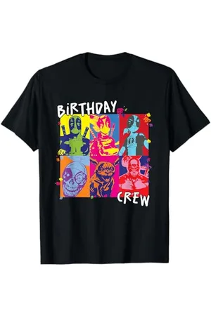Marvel Deadpool Corps Birthday Crew Matching Birthday Party T-Shirt